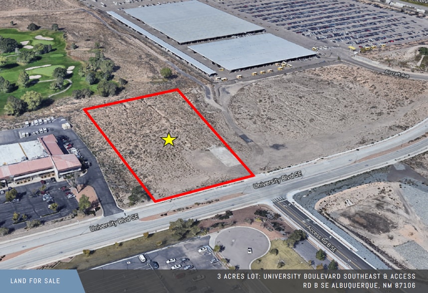 Primary Photo Of University Blvd SE @ Access Rd B SE, Albuquerque Land For Sale