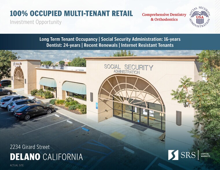 Primary Photo Of 2234-2236 Girard St, Delano Office For Sale