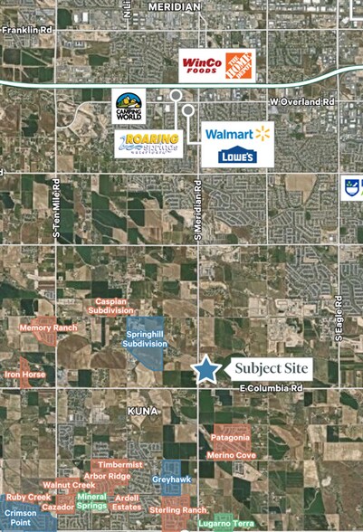 More Photos Of 7910 S Meridian Rd, Meridian Land For Sale