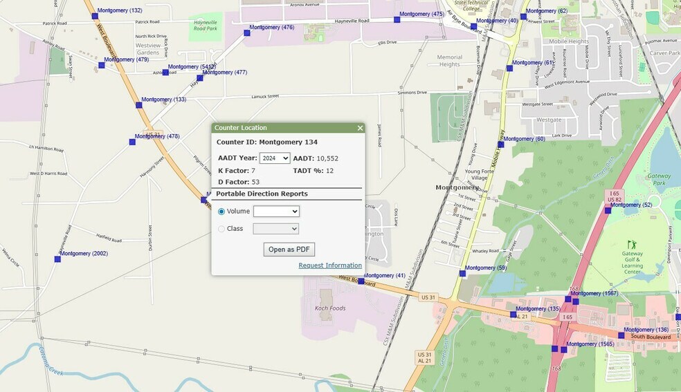 More Photos Of West Boulevard Industrial & Commercial Land, Montgomery Land For Sale