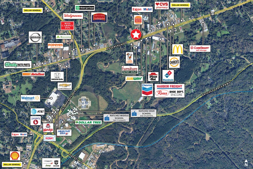 More Photos Of 419 US-61, Natchez Fast Food For Sale