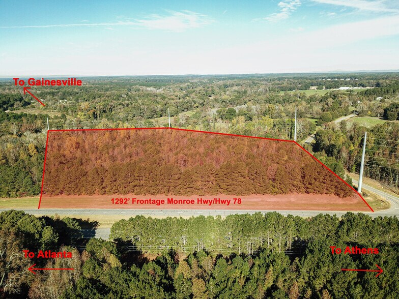 More Photos Of Monroe Hwy @ Dials Mill Road, Bogart Land For Sale