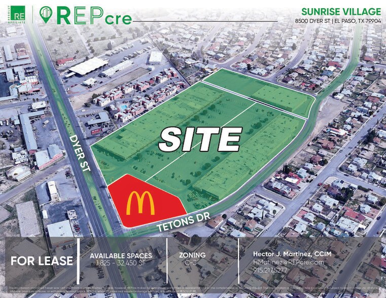 Primary Photo Of 8500 Dyer St, El Paso Storefront For Lease