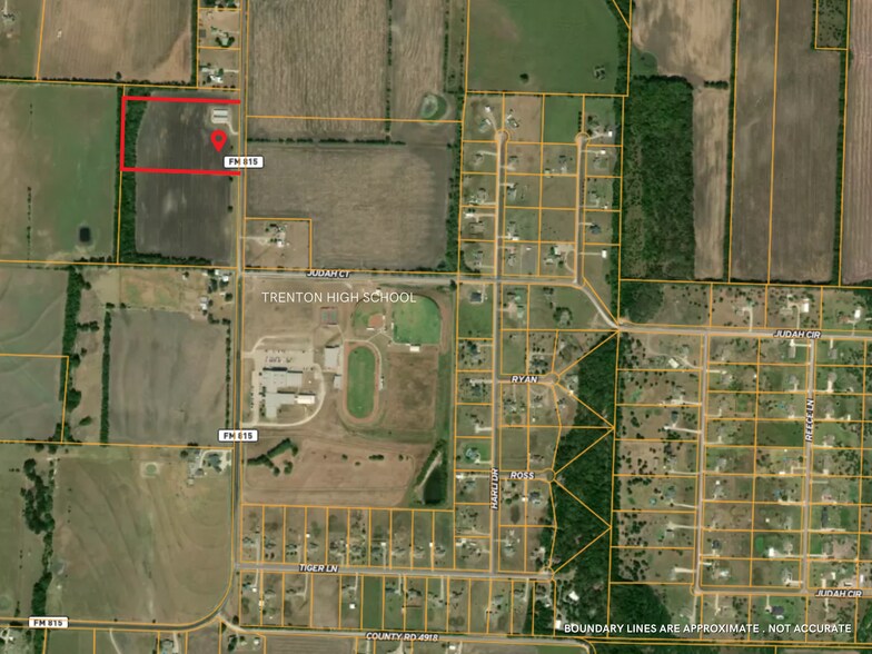 More Photos Of 1800 FM 815, Trenton Land For Sale