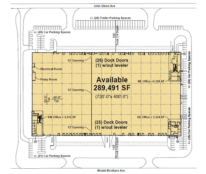 More Photos Of 2302 Wright Brothers Ave, Columbus Warehouse For Lease