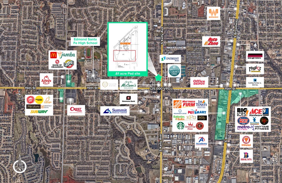 Primary Photo Of NW 15th & Kelly Ave, Edmond Land For Lease