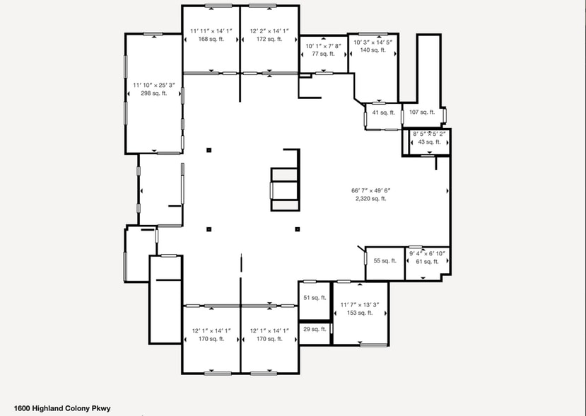 More Photos Of 1600 Highland Colony Pky, Madison Bank For Lease
