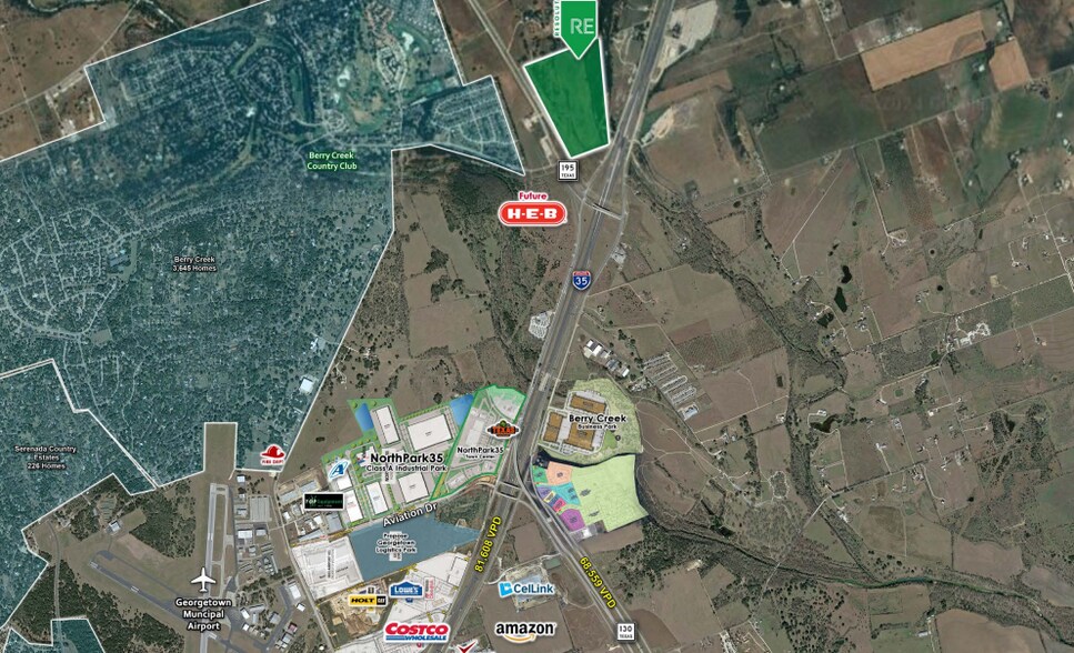 More Photos Of Intersection of I-35, 195, and 130, Georgetown Land For Sale