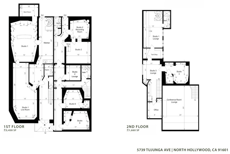 More Photos Of 5739 Tujunga Ave, North Hollywood Movie Radio TVStudio For Sale