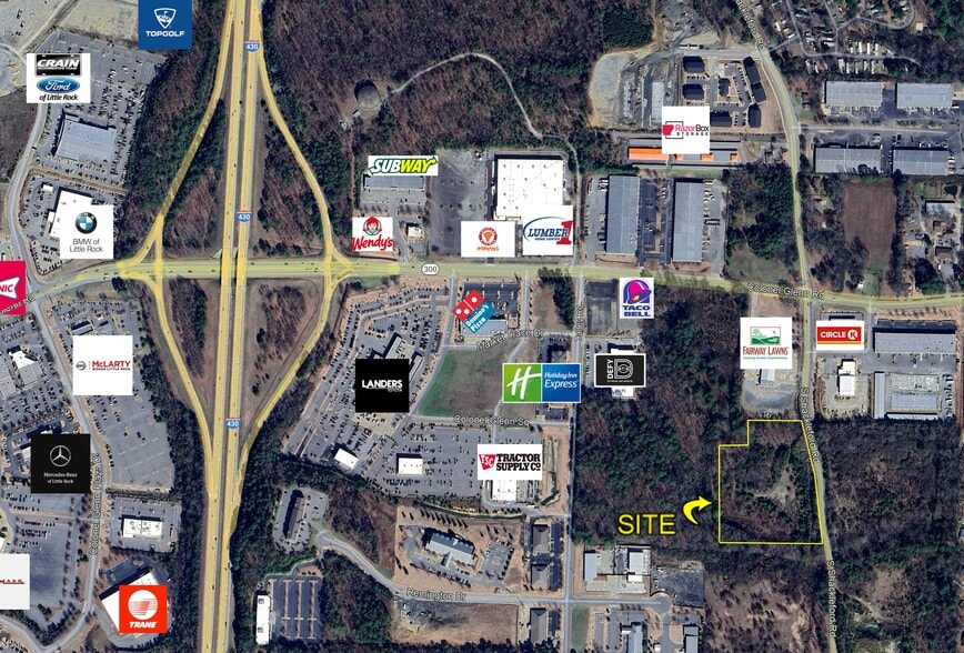 Primary Photo Of 4800 S Shackleford Rd, Little Rock Land For Sale