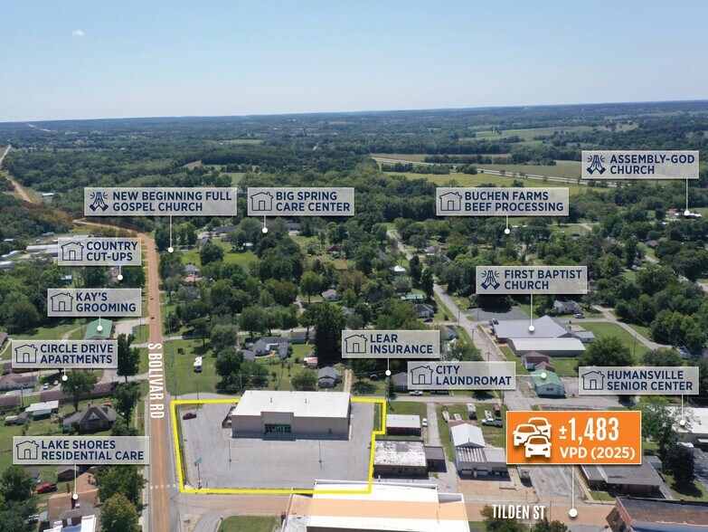 More Photos Of 201 E Tilden St, Humansville Freestanding For Sale