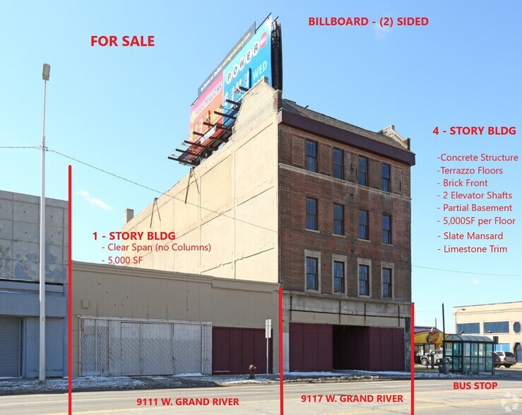 More Photos Of 9111-9117 Grand River Ave, Detroit Showroom For Sale