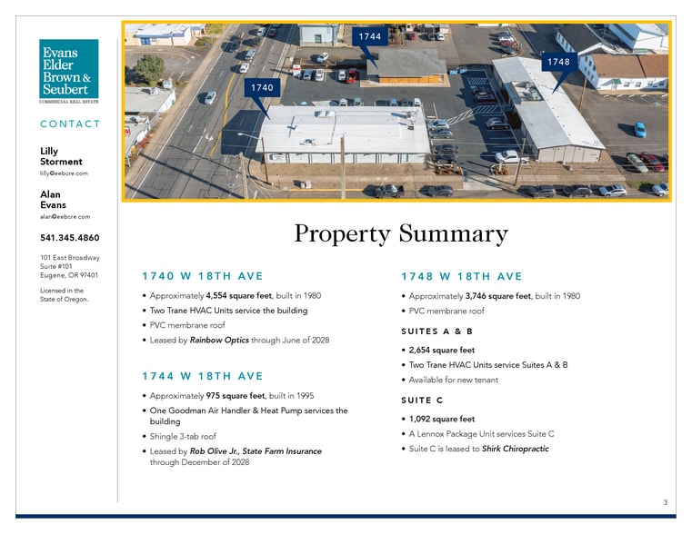 More Photos Of 1740 W 18th Ave, Eugene Office For Sale