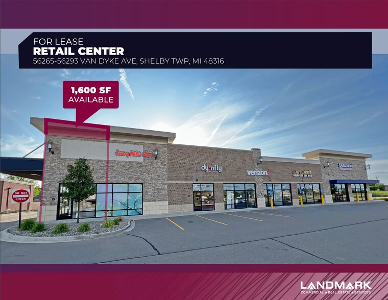 More Photos Of 56265-56293 Van Dyke Ave, Shelby Township Storefront For Lease