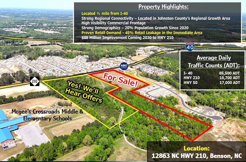 More Photos Of 12863 NC 210 Hwy, Benson Land For Sale