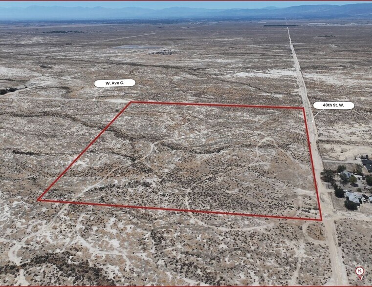 Primary Photo Of NEC 40th W. & W. Ave C st @ 40th W. & W. Ave C, Lancaster Land For Sale