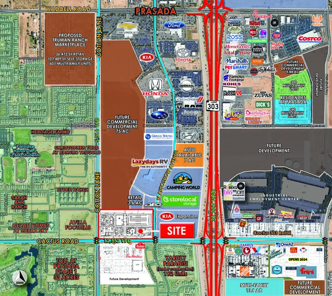 Primary Photo Of Cotton Ln & Cactus Rd, Surprise General Retail For Sale