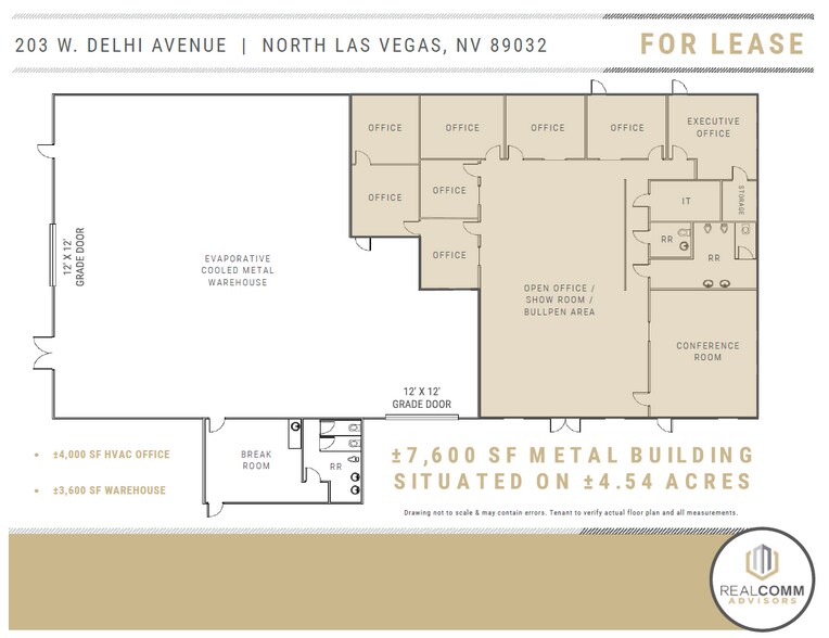 More Photos Of 203 W Delhi, North Las Vegas Warehouse For Lease