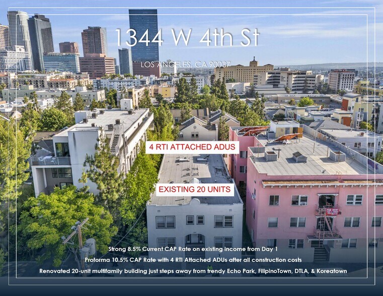 Primary Photo Of 1344 W 4th St, Los Angeles Apartments For Sale