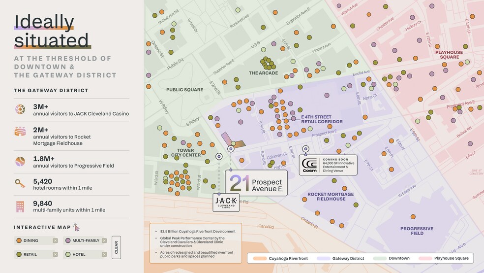More Photos Of 21 Prospect Ave, Cleveland Parking Garage For Lease