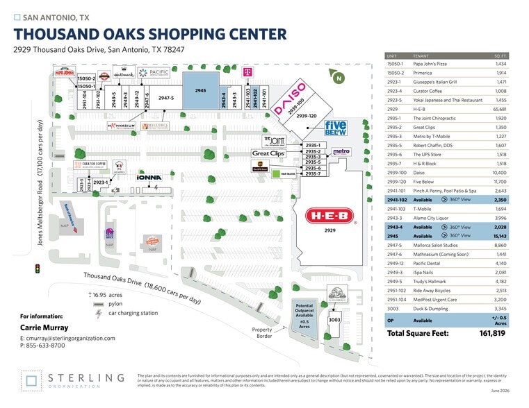 More Photos Of 2929-2951 Thousand Oaks Dr, San Antonio Storefront For Lease