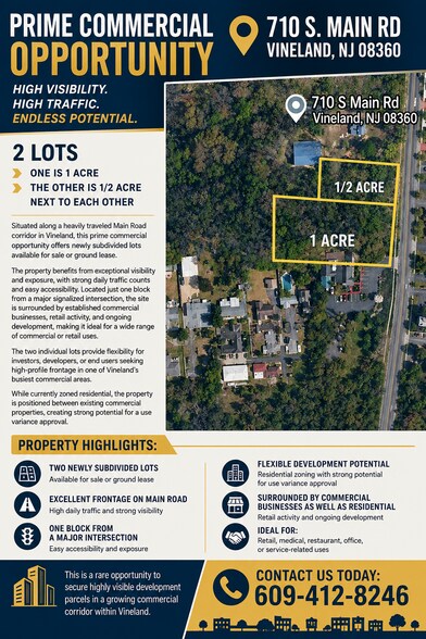 Primary Photo Of 710 S Main Rd, Vineland Land For Sale