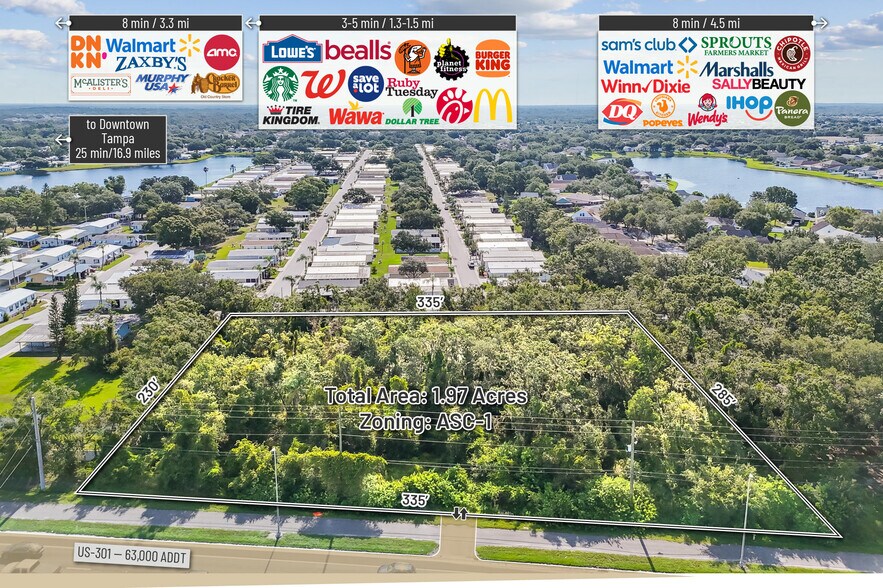 More Photos Of 11218 US 301, Riverview Land For Sale