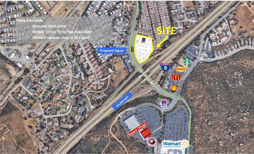 More Photos Of 8445 Los Coches Rd, El Cajon Land For Lease