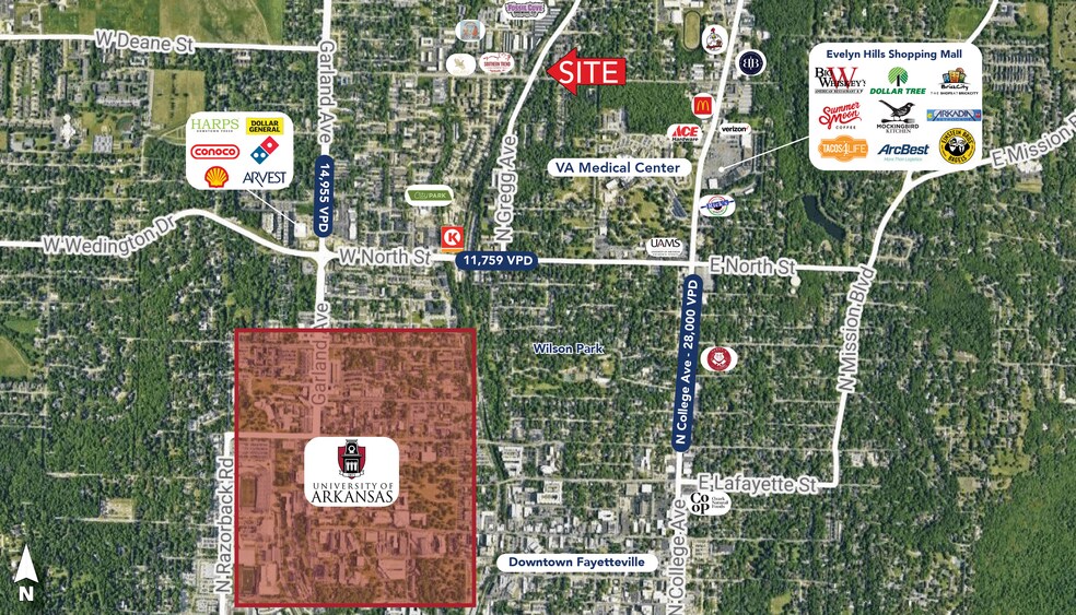 More Photos Of 1722 N Gregg Ave, Fayetteville Office For Sale