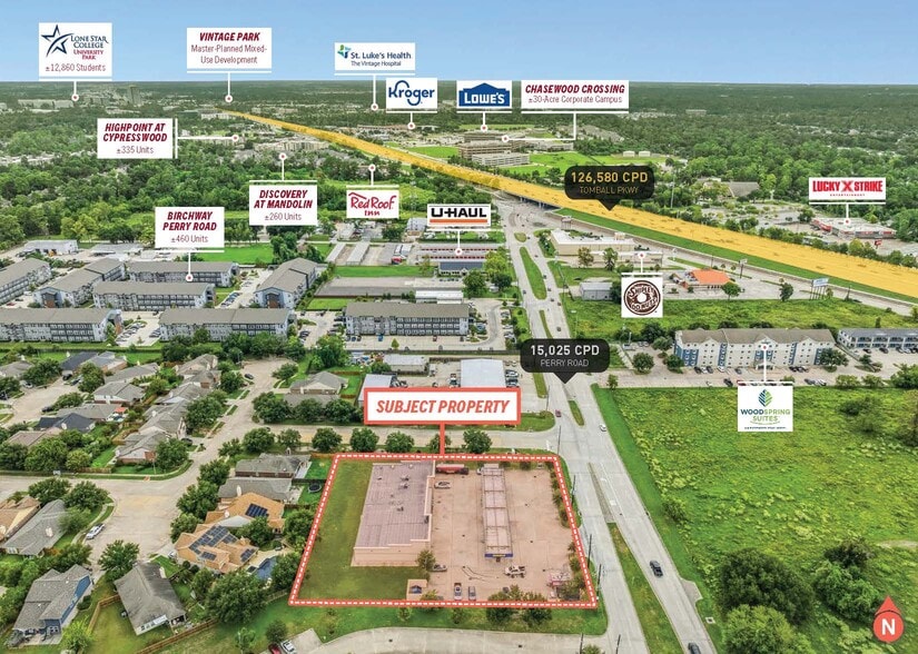 More Photos Of 13521 Perry Rd, Houston Service Station For Sale