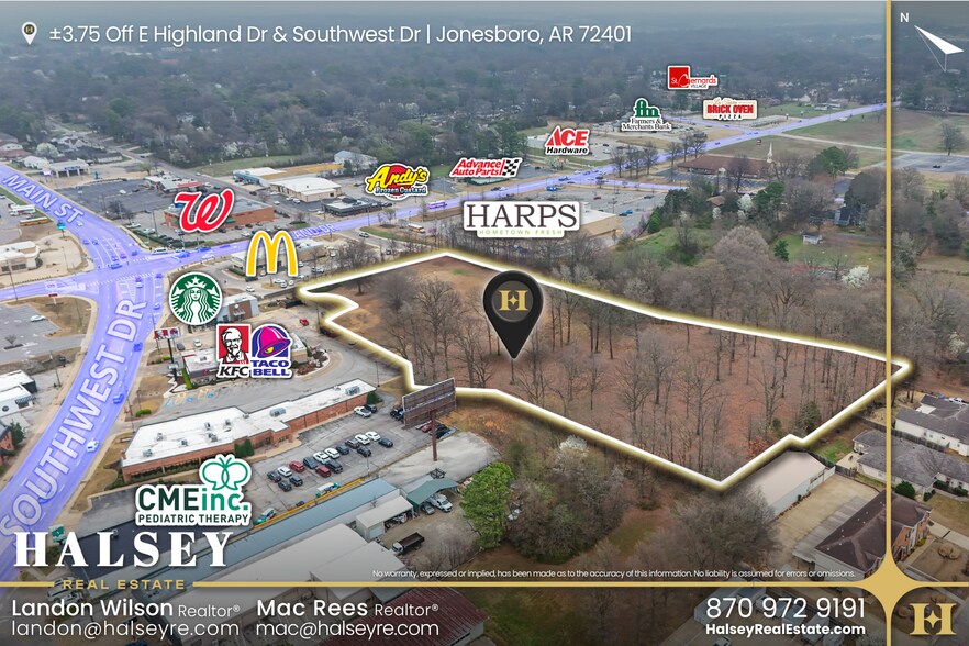 More Photos Of E Highland Dr and Southwest dr, Jonesboro Land For Sale