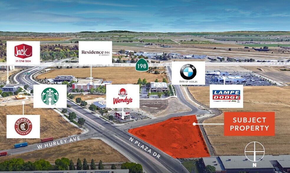 More Photos Of NWC Plaza & Hurley, Visalia Land For Sale