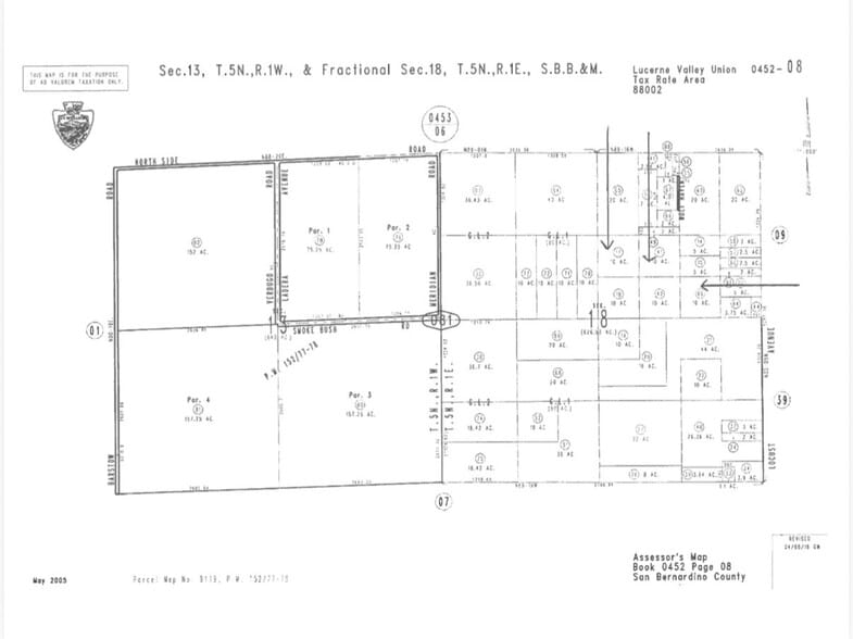 Primary Photo Of 14875 Huff Rd, Lucerne Vly, Lucerne Valley Land For Sale