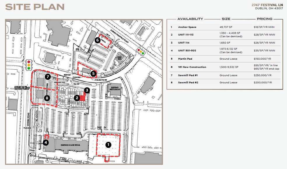 More Photos Of 2736-2860 Festival Ln, Dublin Unknown For Lease