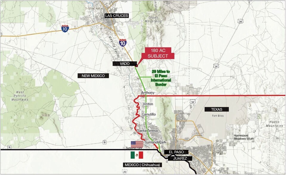 More Photos Of SEC I-10 & High Valley Rd, Vado Land For Sale