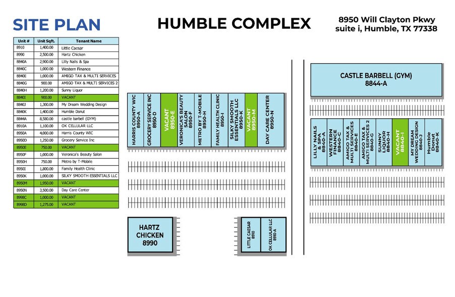 Primary Photo Of 8950 Will Clayton Pky, Humble Unknown For Lease