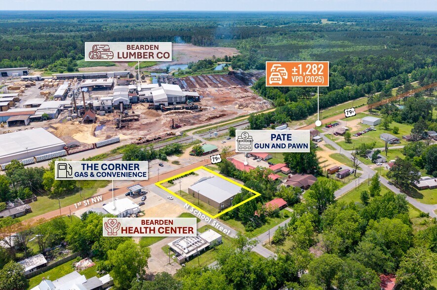 More Photos Of 145 N School St, Bearden Freestanding For Lease