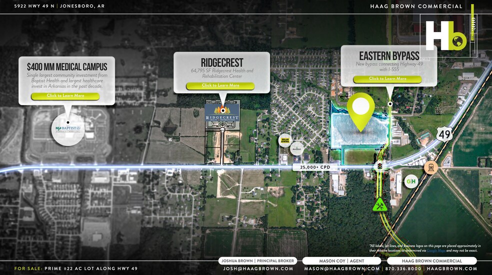 More Photos Of 5922 Hwy 49 N, Jonesboro Land For Sale