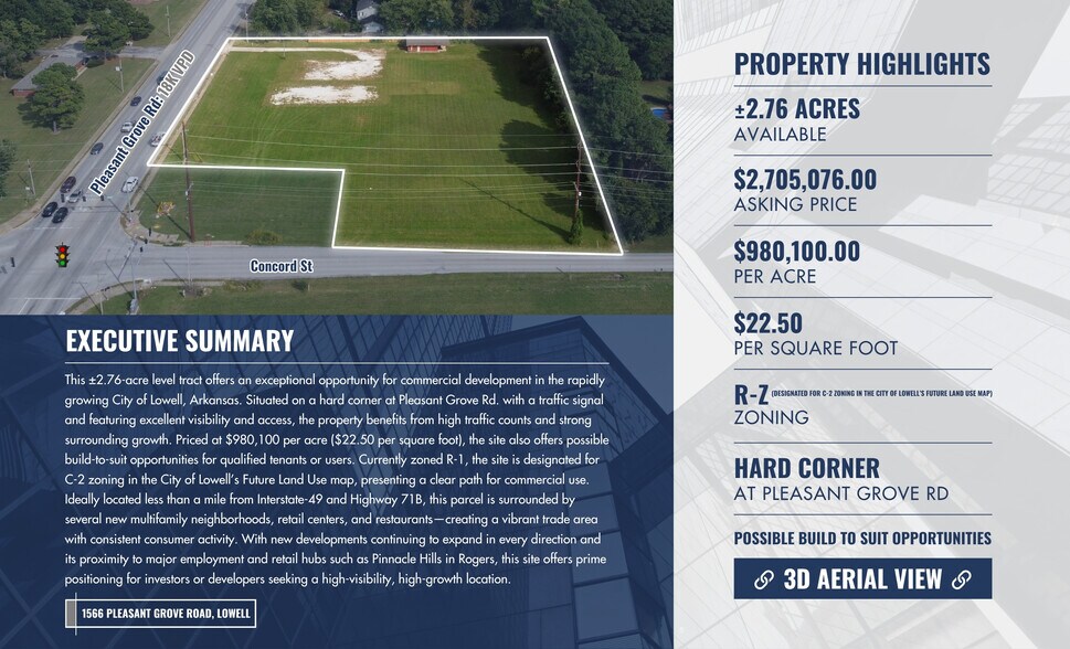 More Photos Of 1566 Pleasant Grove, Lowell Land For Sale