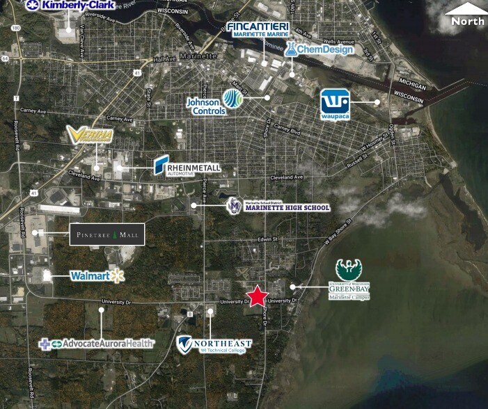 More Photos Of 1106 University Dr, Marinette Medical For Sale