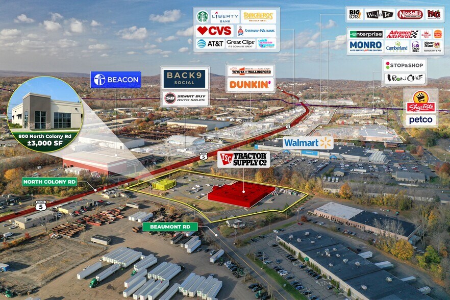 More Photos Of 800 N Colony Rd, Wallingford Freestanding For Lease