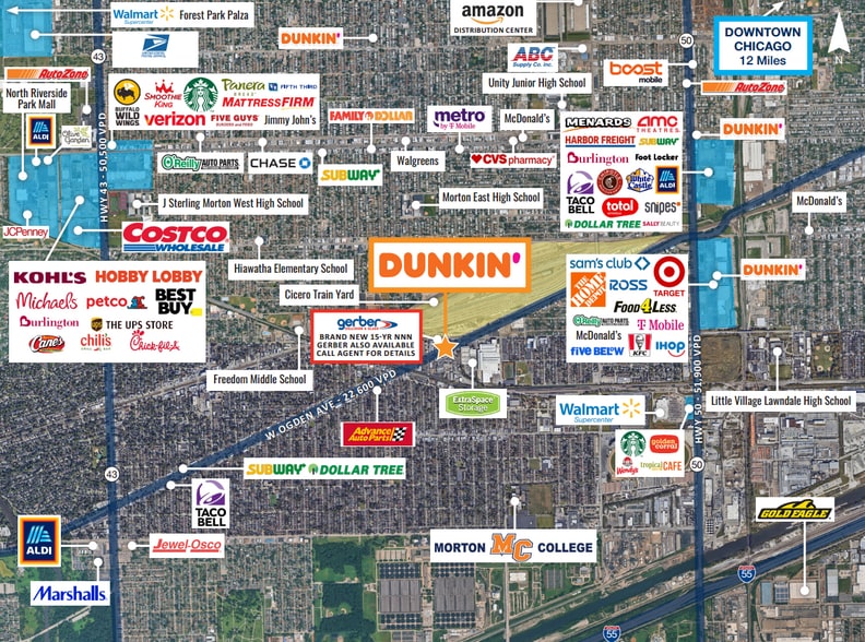 More Photos Of 5820 W Ogden Ave, Cicero Fast Food For Sale