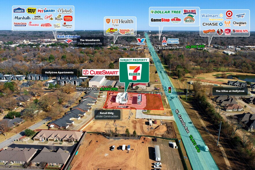 More Photos Of 1001-North Grand Ave, Tyler Convenience Store For Sale