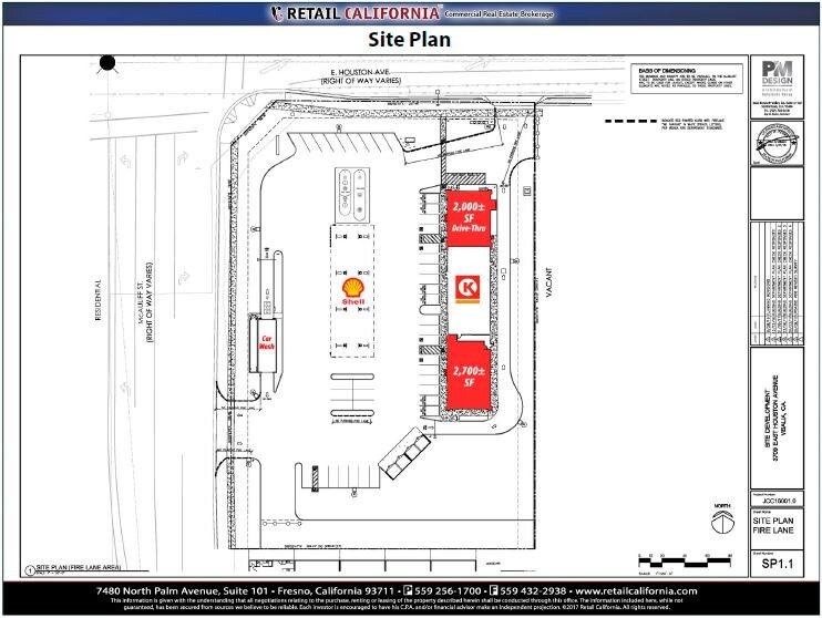 Primary Photo Of Sec Houston Avenue & McAuliff St, Visalia Service Station For Lease