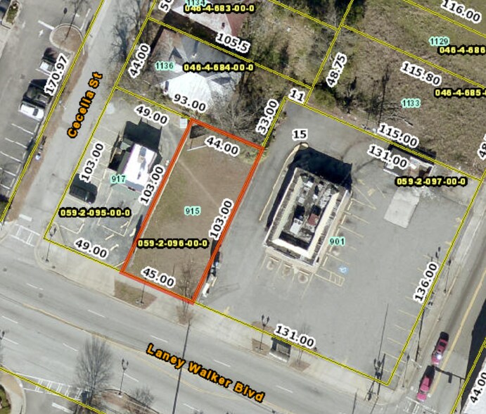 More Photos Of 915 Laney Walker Blvd, Augusta Land For Sale