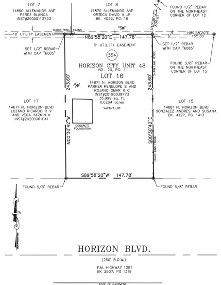 More Photos Of 14871 Horizon blvd, El Paso Land For Sale