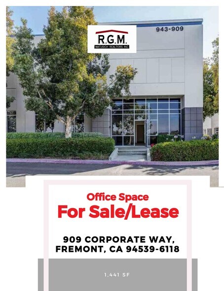 More Photos Of 909-943 Corporate Way, Fremont Research And Development For Lease