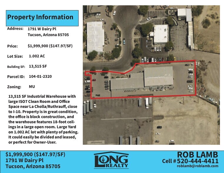 More Photos Of 1791 W Dairy Pl, Tucson Service For Sale