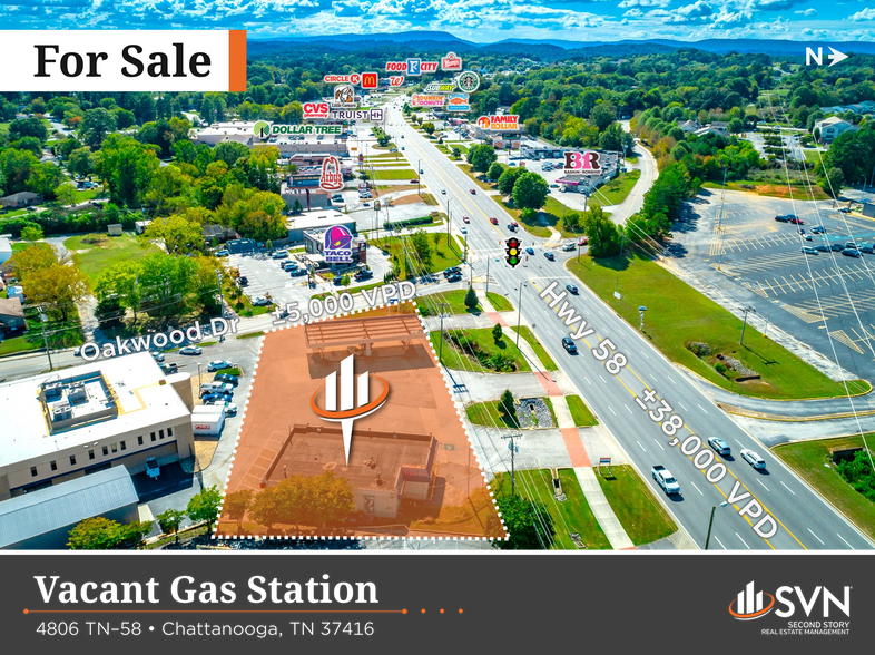 Primary Photo Of 4806 TN-58, Chattanooga Service Station For Sale
