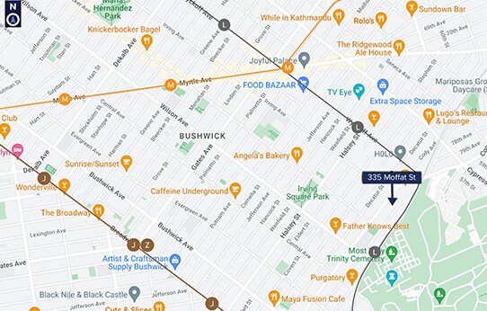 More Photos Of 335 Moffat St, Brooklyn Distribution For Sale